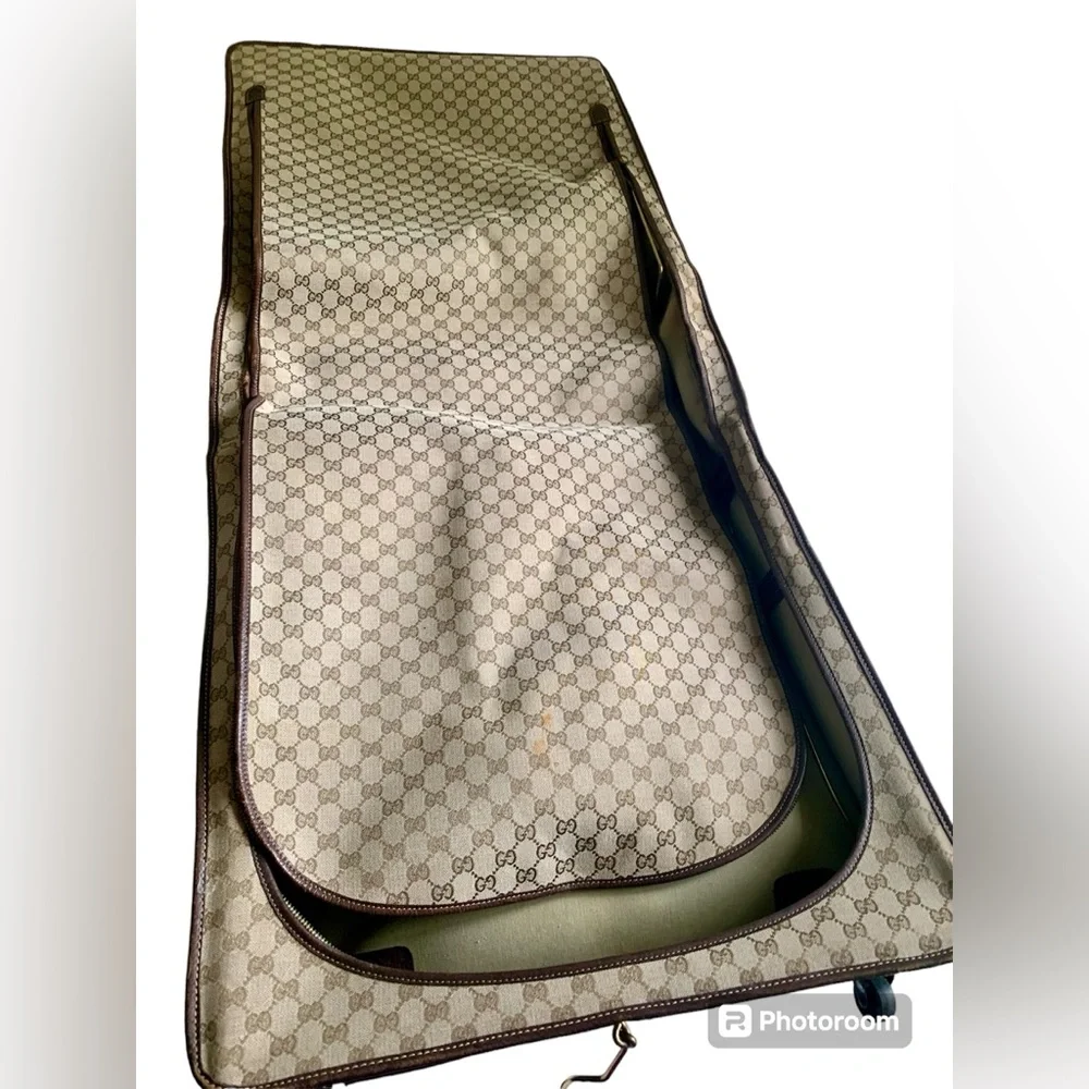 Vintage Gucci Wardrobe Garment Luggage Suitcase - Picture 3 of 15